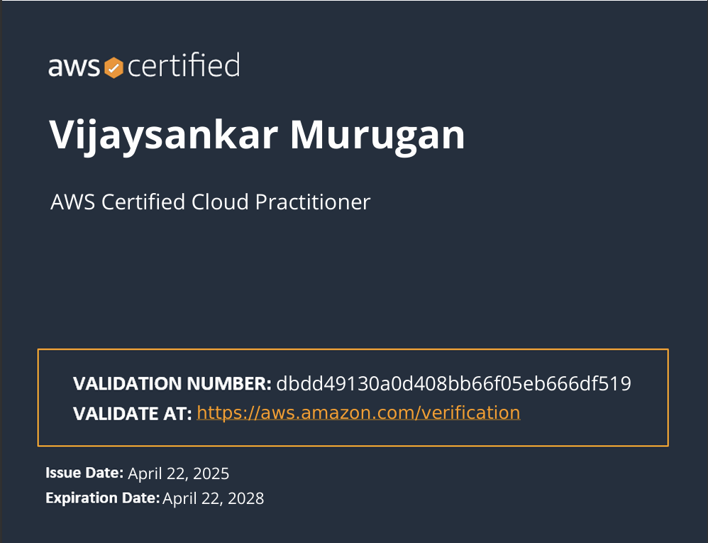 AWS Global Certification